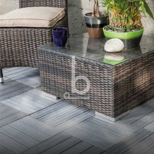 BALDOSAS WPC - Gris - Rayado