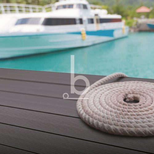 DECK WPC - IMPORTADO Gris  - Rayado