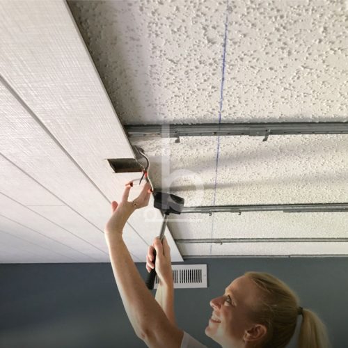 CIELORRASO DE PVC - GRAFITO - Texturado