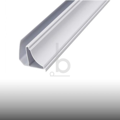 MOLDURA LATERAL - Borde Superior (PVC Texturado / Blanco Liso)