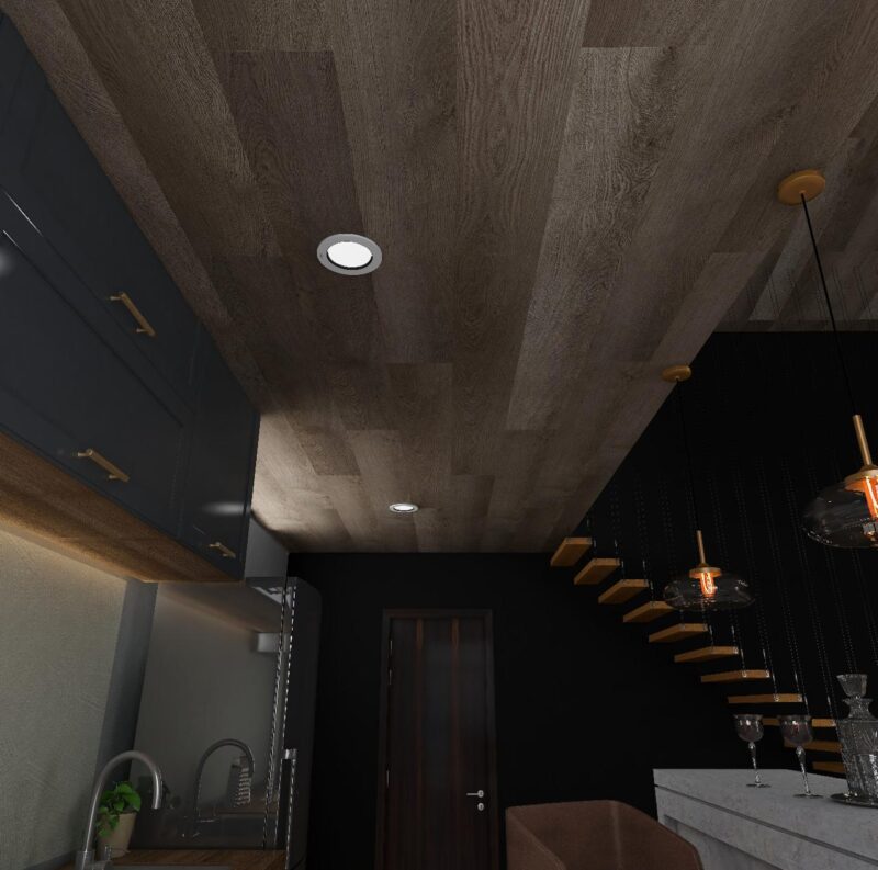 CIELORRASO DE PVC - MADERA VINTAGE - Texturado - Imagen 3